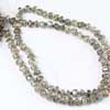 Natural Labradorite Smooth Tyre Beads Strand Length 17 Inches and Size 4.5mm to 5.5mm approx.